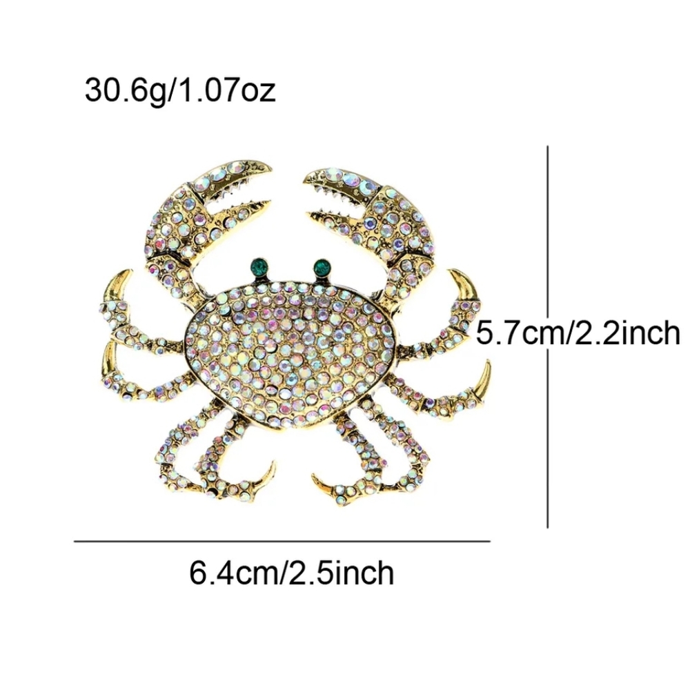 Crab Brooch - Picture 3 of 6